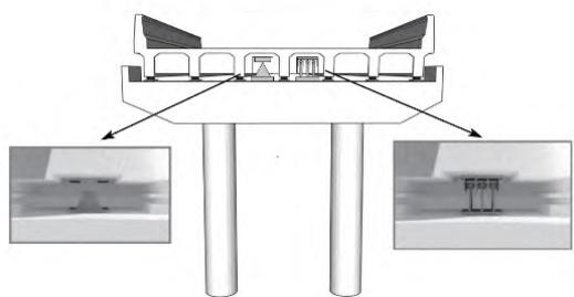 图8钢阻尼器布置示意图