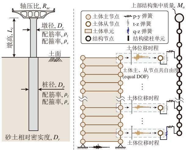 图1研究对象(左)及其数值建模(右)