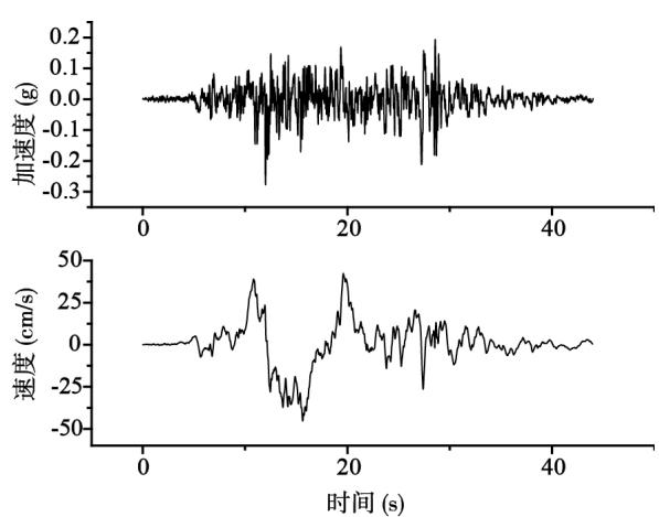图3 第1组选择的脉冲地震动（垂直断层水平方向）