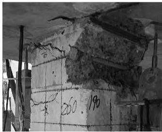 a 边桩桩顶最终损伤情况